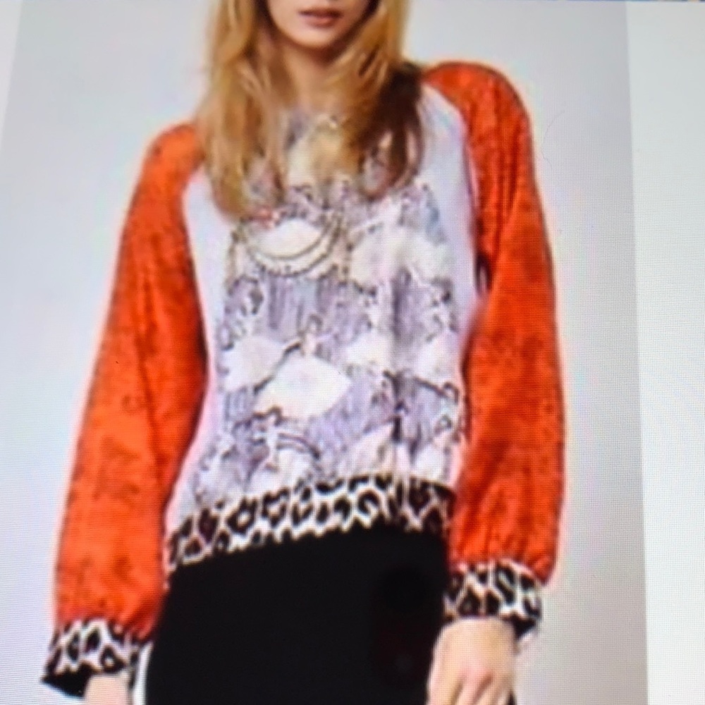 L.P.O .Laurence Maheo Bourgeois Ballet Silk Top M